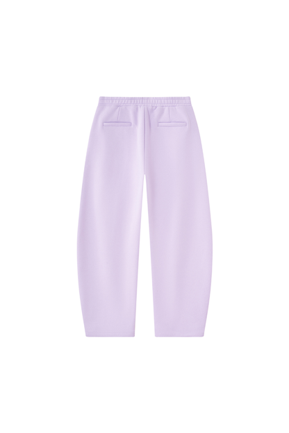 Unisex Fall Clothing Fleece Lined Curved Wide Leg Pants