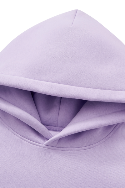 Men Fall Clothing Relaxed Boxy Fleece Pocket Ribbed Hoodie