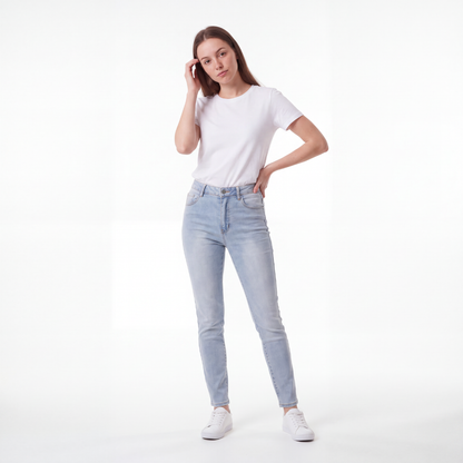 Women's Vintage High Waist Skinny Jeans