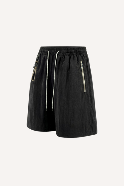 Men's Spring Summer Waterproof Zip D-Ring 5" Shorts