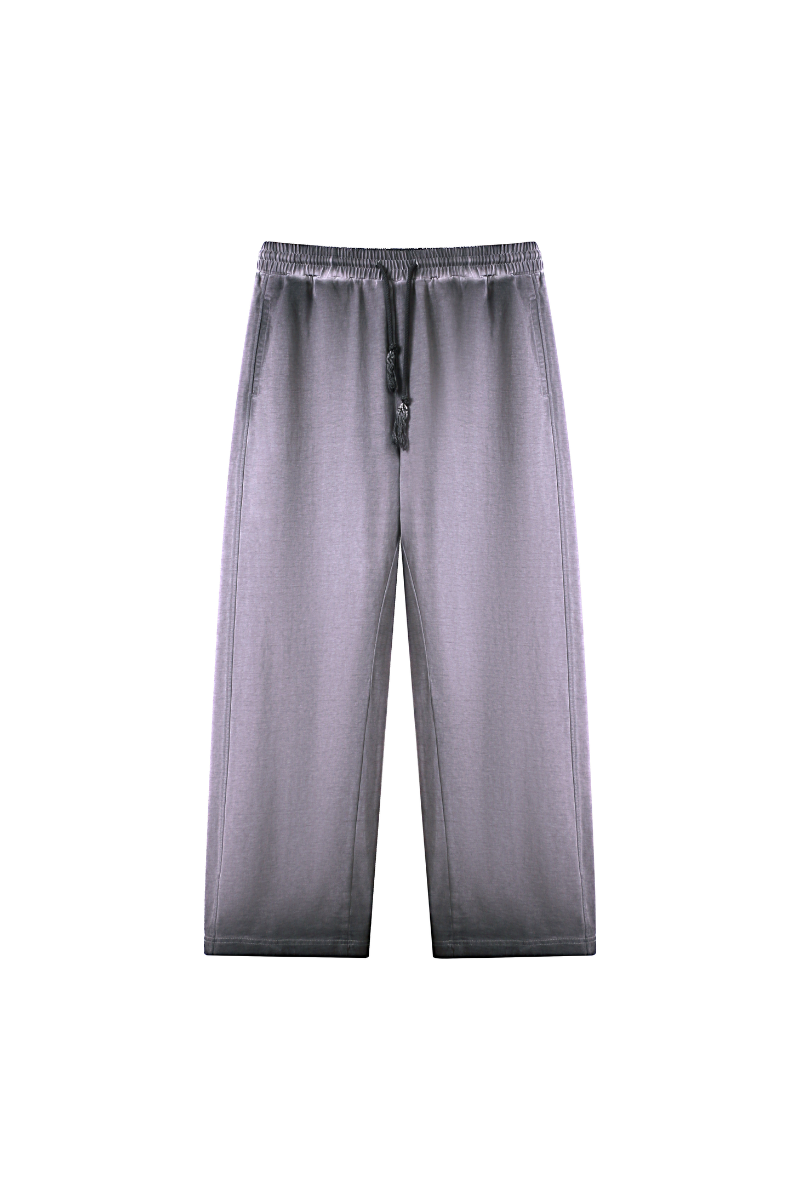 Women Fall Washed Gradient Wide Leg Sweatpants