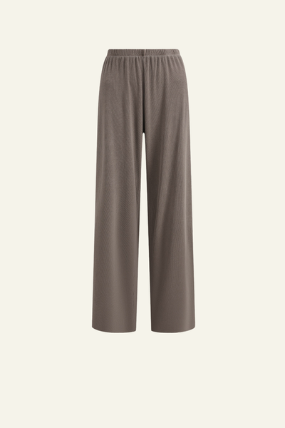 Women's Casual Drape-Style Straight-Leg Pants.