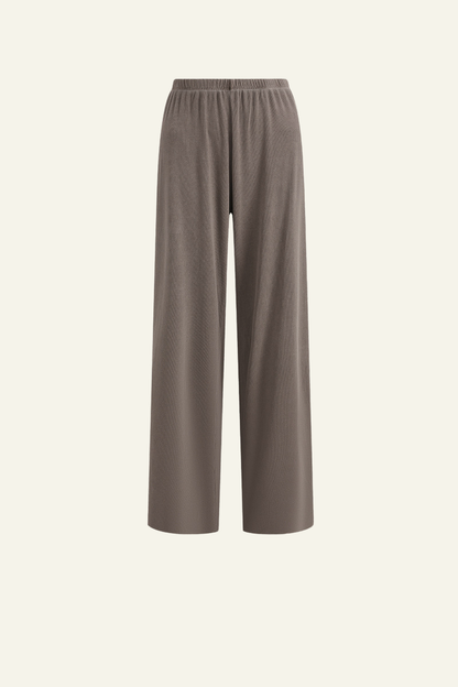 Women's Casual Drape-Style Straight-Leg Pants.