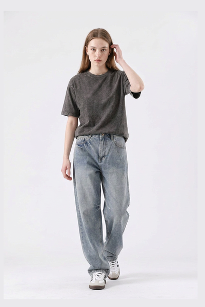 Women's Classic 5-Pocket High Waist Straight Leg Jeans