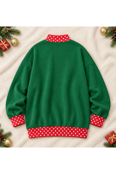 Women's Fall Christmas Oversize Letter Print Sweatshirt
