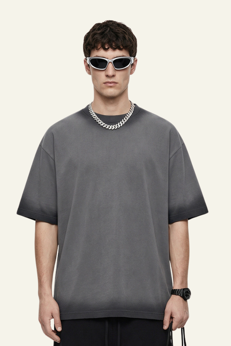 Men's  Cotton Vintage Washed T-Shirt