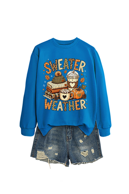 Unisex Fall Clothing Pumpkin Sweater Weather Sweatshirt