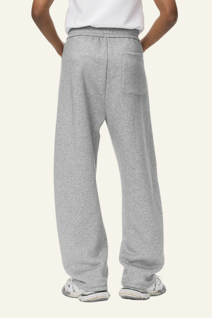 Men's Streetwear Double-pleated Curved  Pants