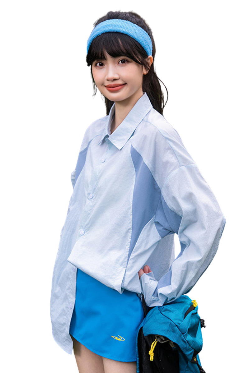Unisex Summer Bright UPF50+ Long Sleeve Casual Shirt