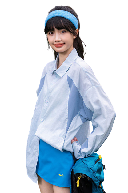 Unisex Summer Bright UPF50+ Long Sleeve Casual Shirt