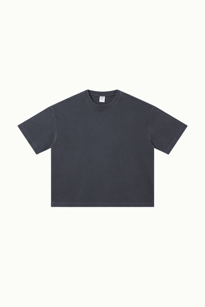 Women's Summer 280g Cotton Washed Oversized Boxy Tee