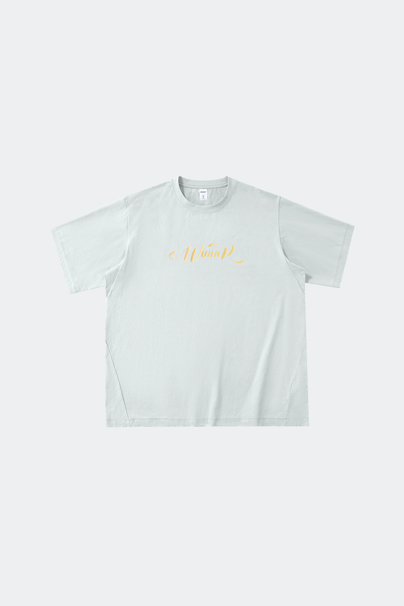 Men's Foil Badge Vintage Oversized Crewneck Tee