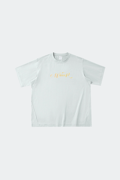 Men's Foil Badge Vintage Oversized Crewneck Tee