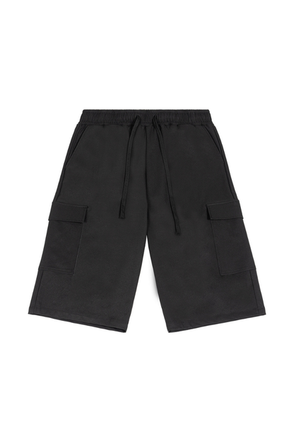 Men's Summer Street Multi-Pocket Cargo Loose 7/8 Shorts