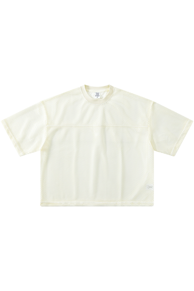 Men's Summer Boxy Mesh Cropped Football Streetwear T-Shirt
