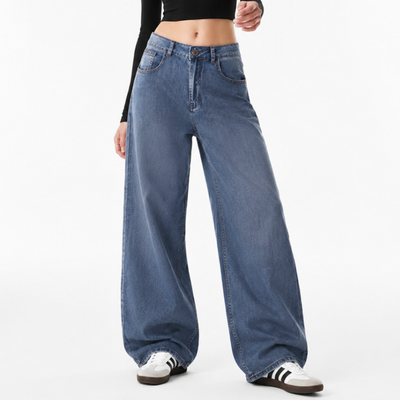 Women's High Waist Wide Leg Jeans