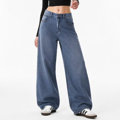 Women's High Waist Wide Leg Jeans