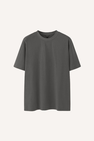 Unisex Spring Summer Polyester Solid Crewneck Quick Dry Tee