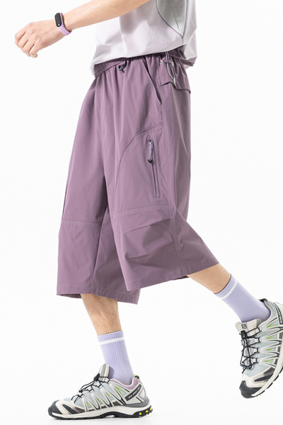 Men's Summer Hiking QuickDry Durable Cargo 7/8 Shorts
