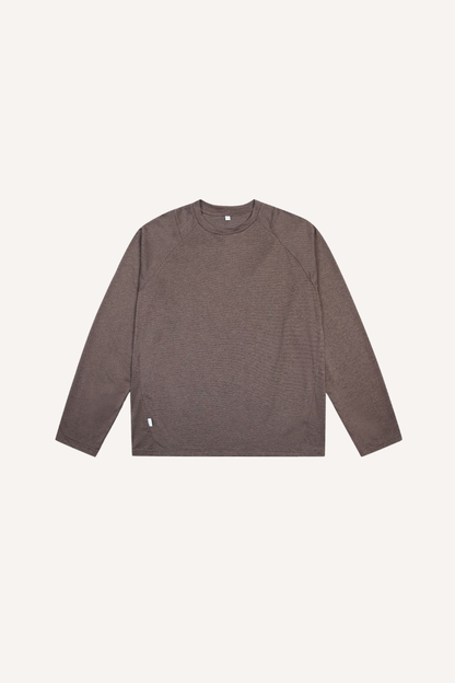 Men‘s COOLMAX LYCRA Wicking Quick Dry Paneled LS Tee