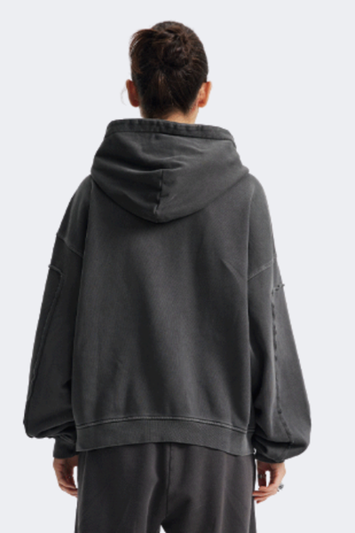 Women's Cotton Streetwear Full Zipper Hooded Jacket
