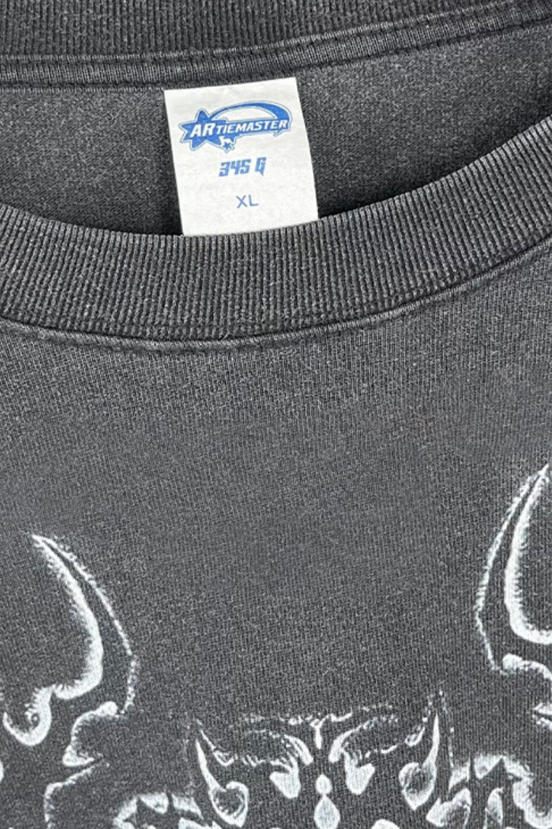 Men's Cotton Retro Faux Two-piece Pullover
