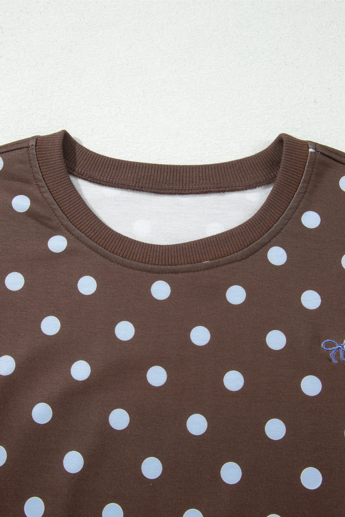 Women's Fall Polka Dot Skirted Drawstring 2 Piece Set
