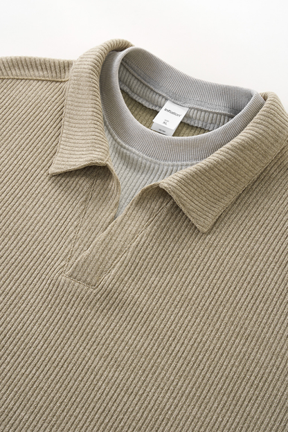 Men's Streetwear Faux Two-piece Patchwork Sweatshirts