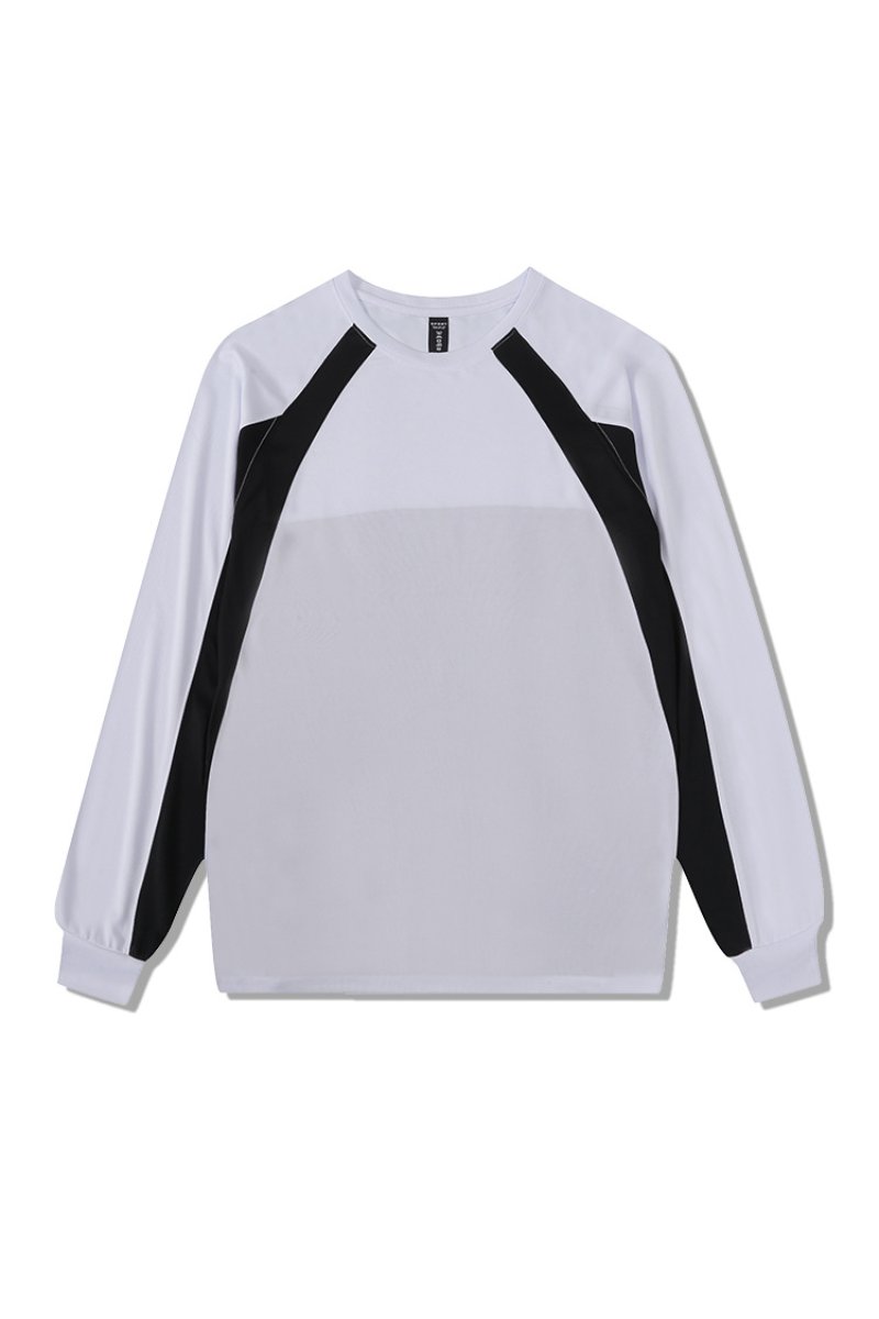 Men Spring Quick Dry Mesh Raglan Long Sleeve Sports Tee
