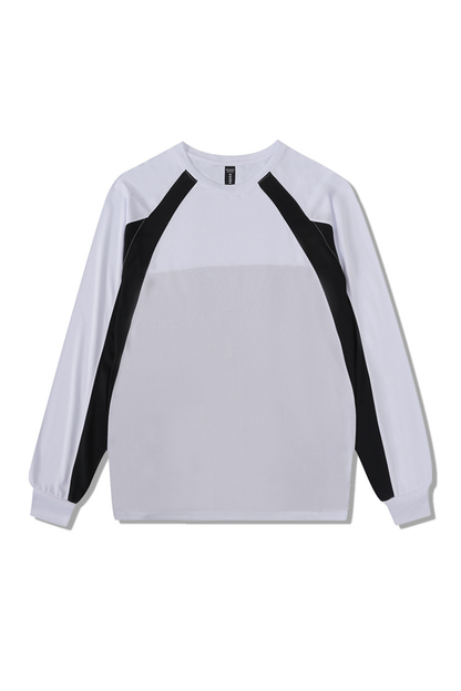 Men Spring Quick Dry Mesh Raglan Long Sleeve Sports Tee