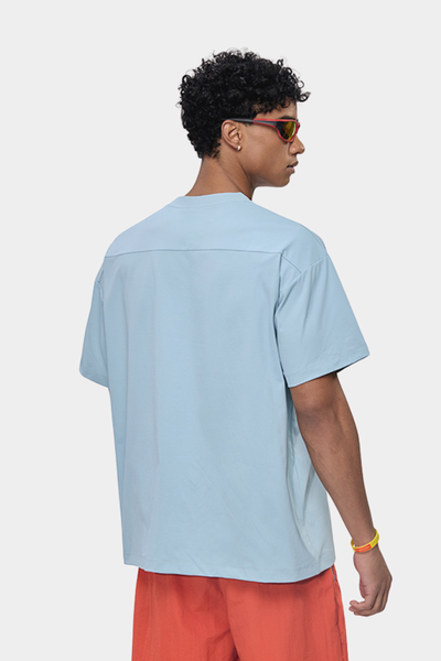 Men's Polyester Odor Control Quick Dry Crewneck Tee