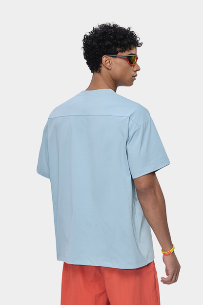 Men's Polyester Odor Control Quick Dry Crewneck Tee