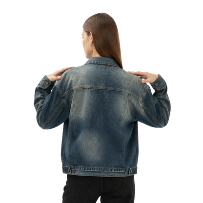 Women's Vintage Wash Denim Jacket