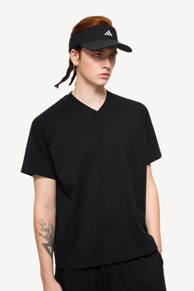 Men's Summer 240g Mesh V-Neck Breathable Tee