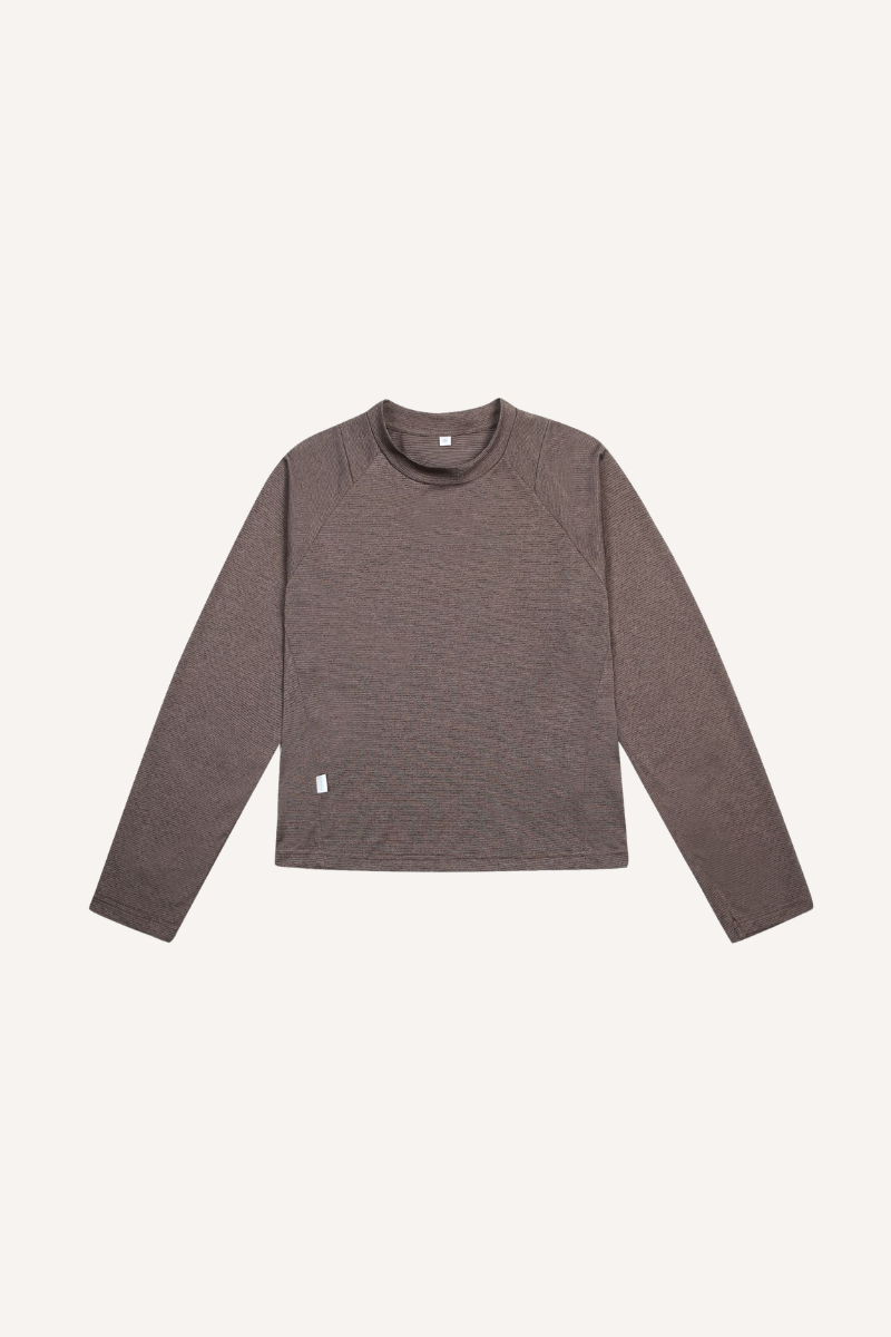 Women‘s COOLMAX LYCRA Wicking Quick Dry Paneled LS Tee