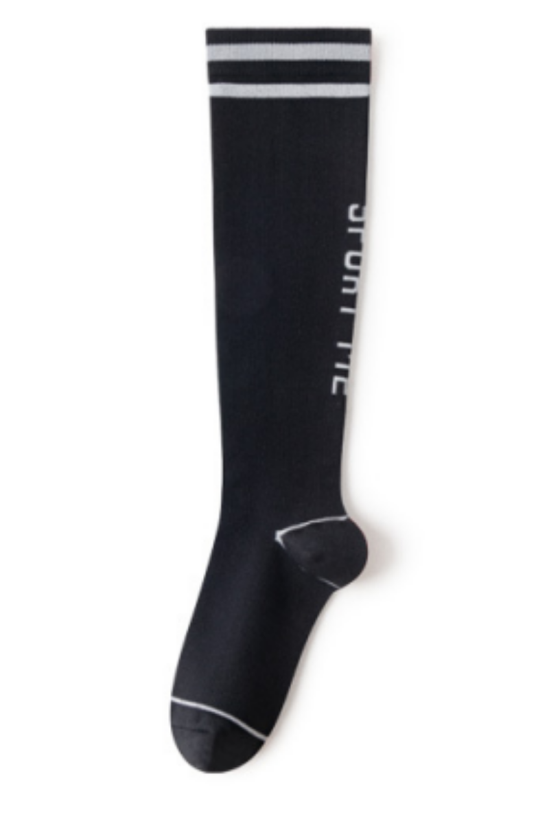 Women Fall Breathable Compression Knee High Sports Socks
