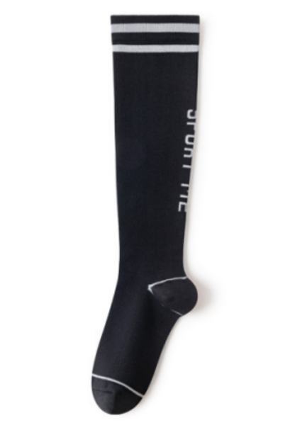 Women Fall Breathable Compression Knee High Sports Socks