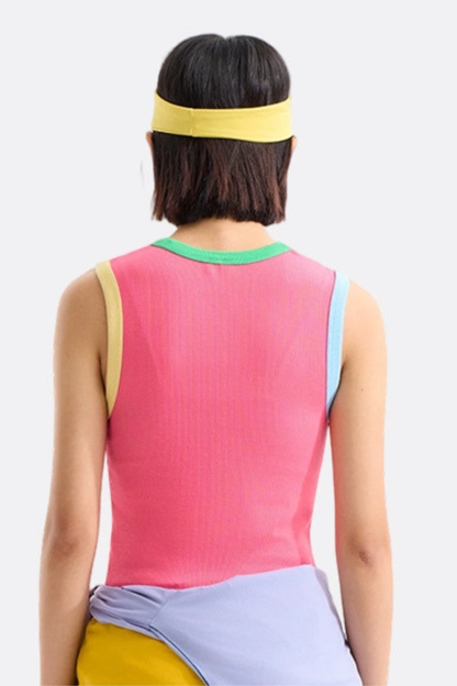 Women's Stretch Quick Dry Backless Tank - Colorblock