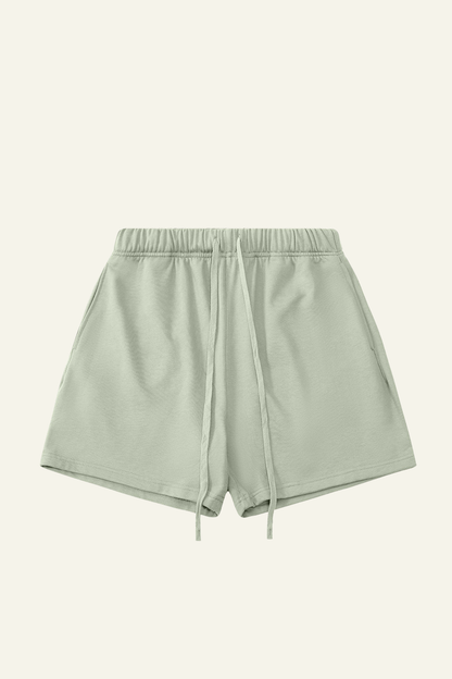 Men's  Cotton Streetwear Drawstring Solid Shorts