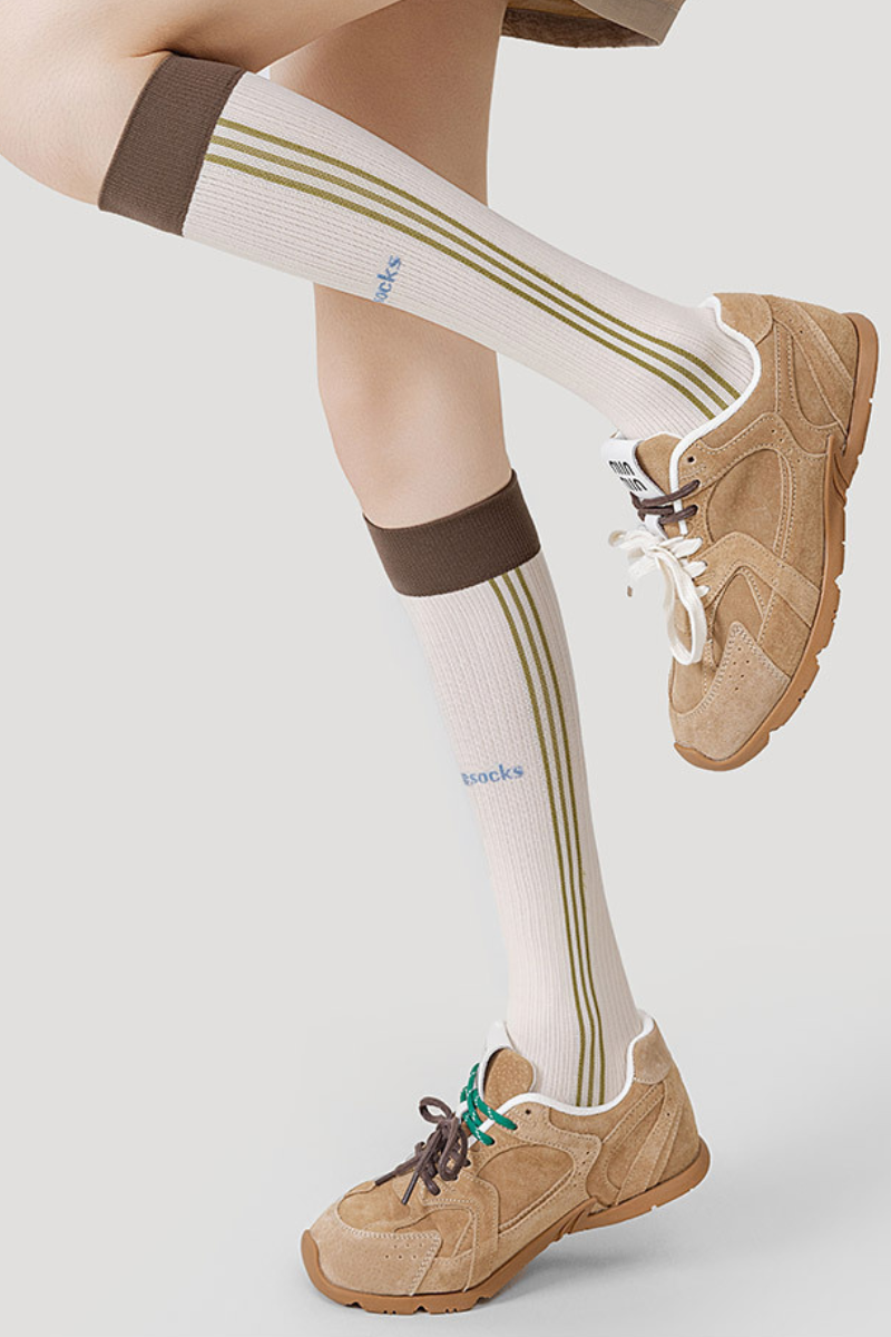 Women's Fall Graduated-Compression Athletic Knee-High Socks