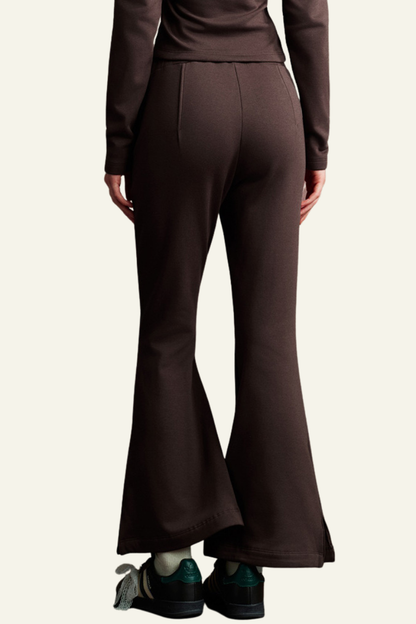 Women's Slimming Pleated waist Flared Pants