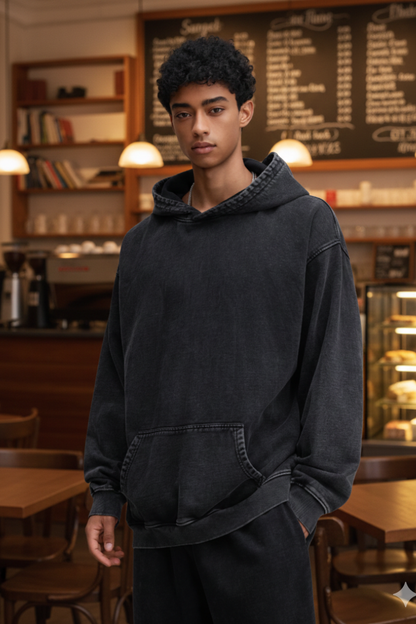 Men's 480 Heavyweight Washed Cotton Hoddie