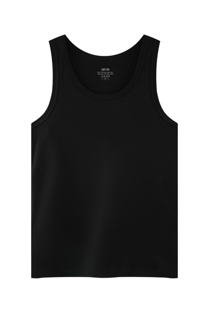 Men‘s Summer 50s Luxury Pima Ice Silk Tank