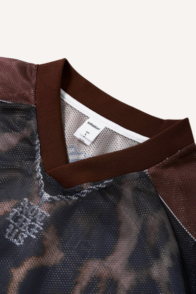 Men's Summer West Coast Leopard Mesh Tee