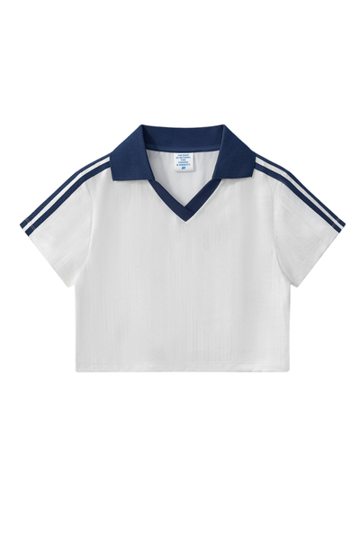 Women's Summer 2026 Football Jersey Street Crop Tee