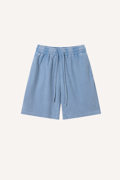 Men's Vintage Washed 5" Waffle Breathable Shorts - Old Money