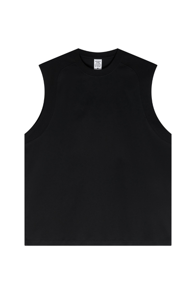 Unisex Summer Lyocell Cooling Paneled Loose Tank Top