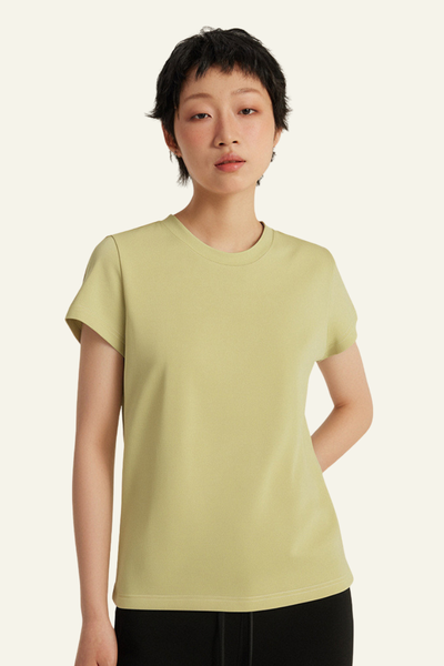 Women's Fitted Breathable Solid OutdoorT-shirt