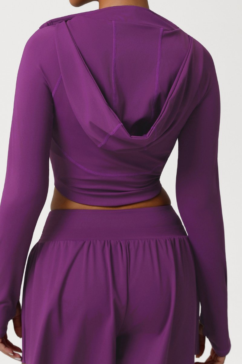 Women's Running Mock Neck Slim Long Sleeve Yoga Top