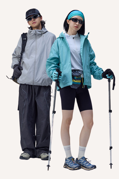 Unisex 3N Light Waterproof Hooded Outdoor Cycling Jacket
